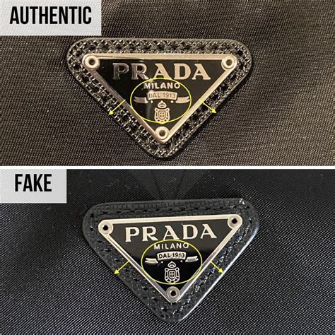 how can you tell if a prada bag is fake|prada dust bag authentic.